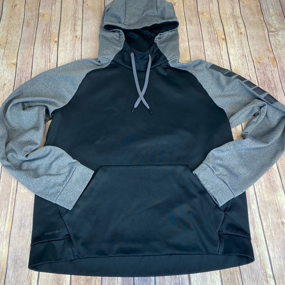 dri fit black hoodie
